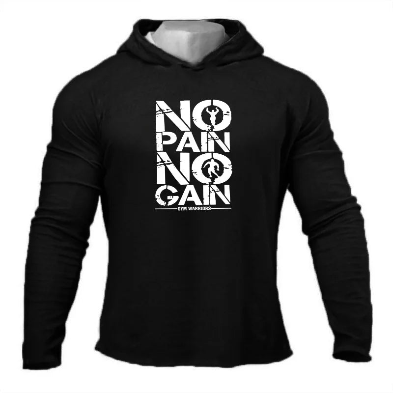 No Pain No Gain Performance Hoodie