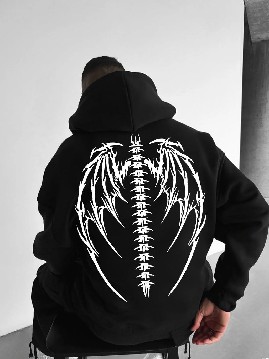 Dragon Spine Oversized Hoodie