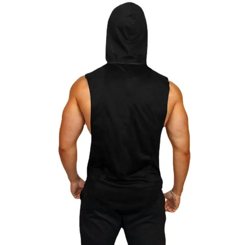 Machine Fitness Sleeveless Hoodie