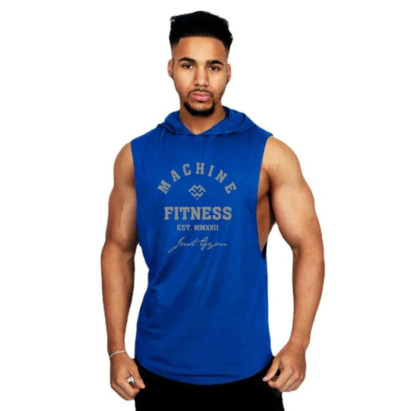 Machine Fitness Sleeveless Hoodie