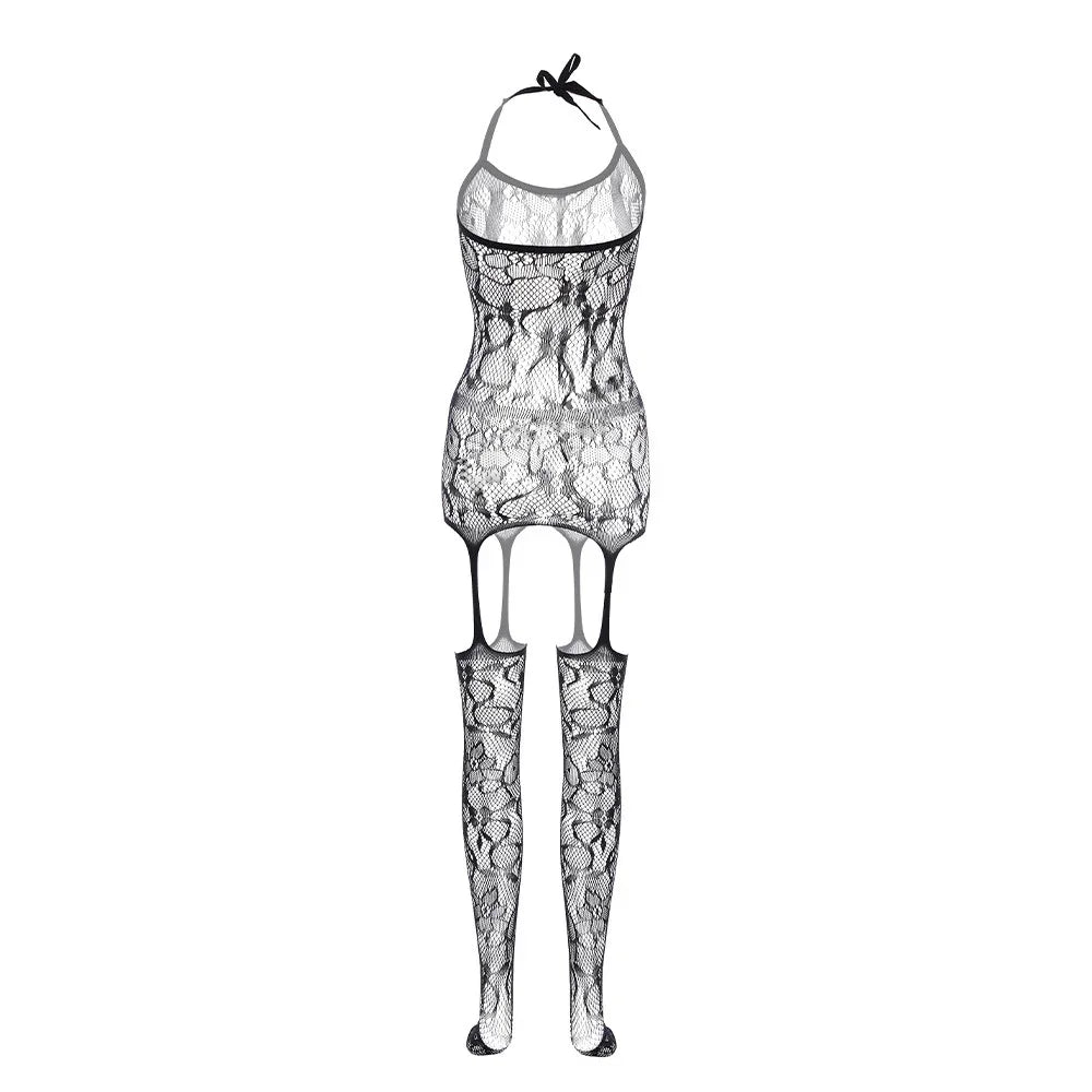 Neon Lace Bodystocking