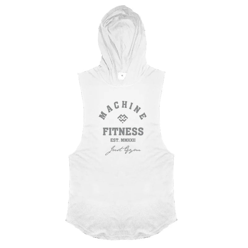 Machine Fitness Sleeveless Hoodie