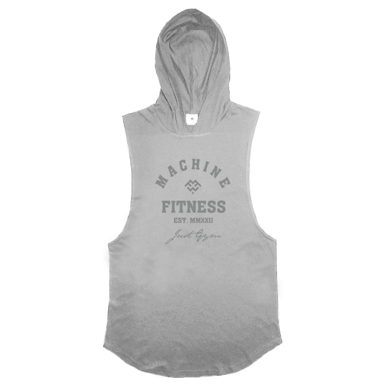 Machine Fitness Sleeveless Hoodie