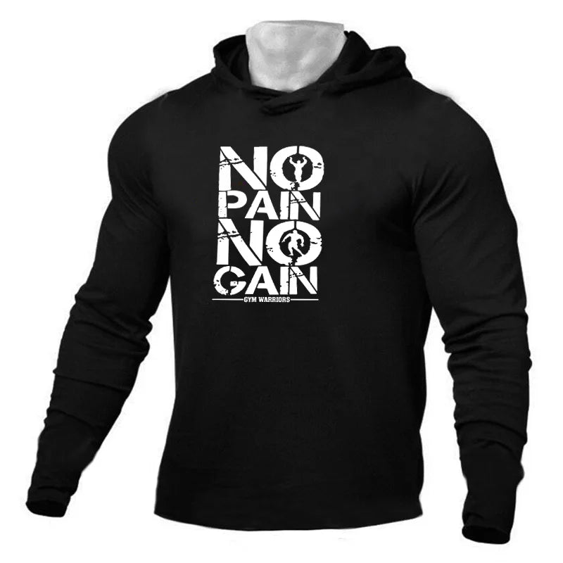 No Pain No Gain Performance Hoodie