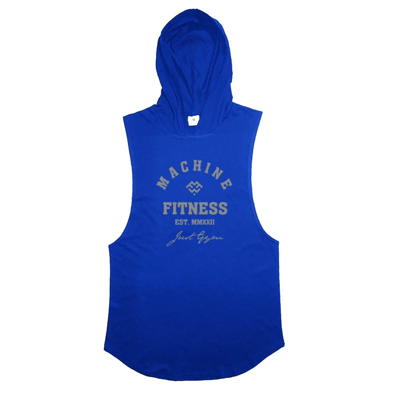 Machine Fitness Sleeveless Hoodie
