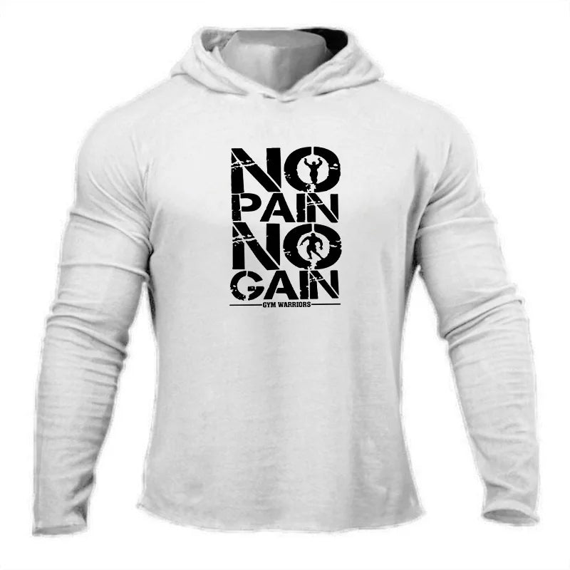 No Pain No Gain Performance Hoodie