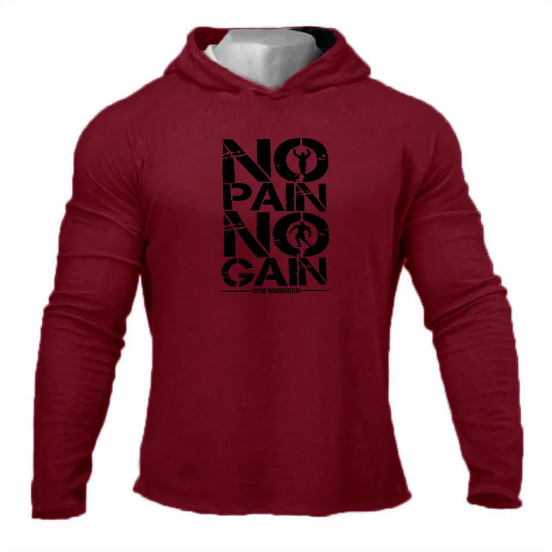 No Pain No Gain Performance Hoodie